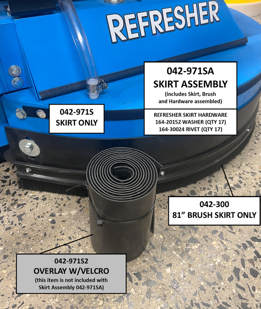 Skirt - Rubber Overlay